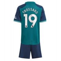 Arsenal Leandro Trossard #19 3rd trikot Kinder 2023-24 Kurzarm (+ Kurze Hosen)